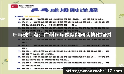 乒乓球焦点：广州乒乓球队的团队协作探讨